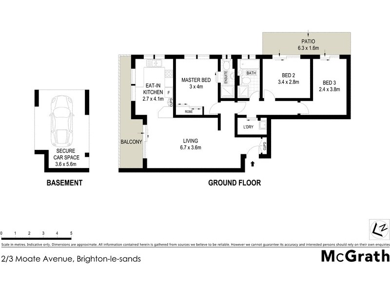 2/3 Moate Avenue, Brighton-le-sands NSW 2216 Floorplan
