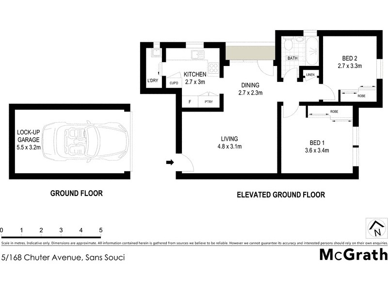 5/168 Chuter Avenue, Sans Souci NSW 2219 Floorplan