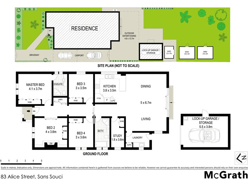 83 Alice Street, Sans Souci NSW 2219 Floorplan