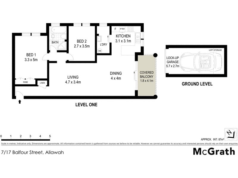 7/17 Balfour Street, Allawah NSW 2218 Floorplan