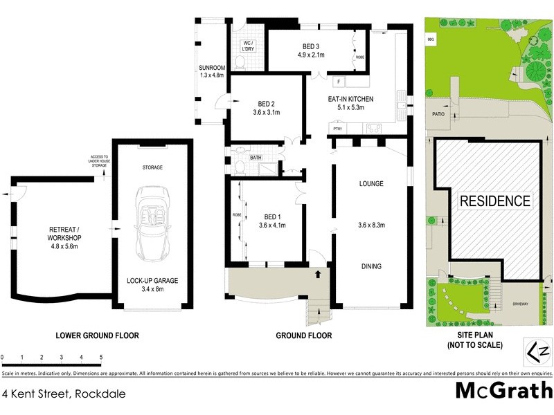 4 Kent Street, Rockdale NSW 2216 Floorplan