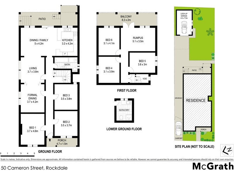 50 Cameron Street, Rockdale NSW 2216 Floorplan
