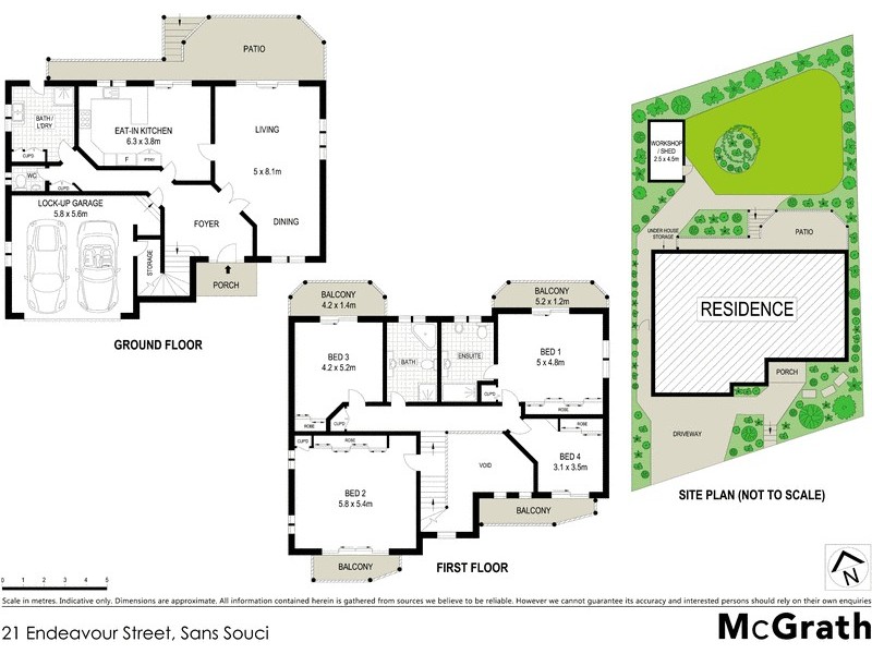 21 Endeavour Street, Sans Souci NSW 2219 Floorplan