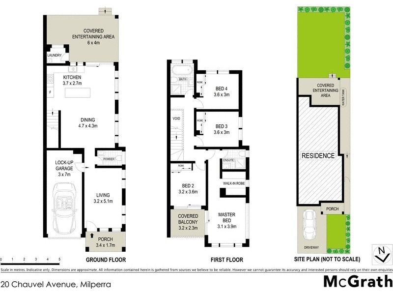 20 Chauvel Avenue, Milperra NSW 2214 Floorplan