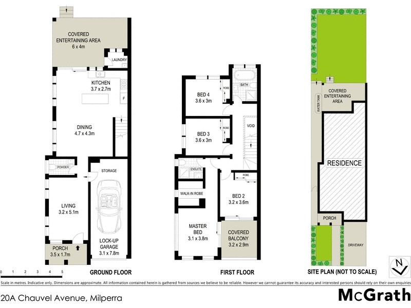 20A Chauvel Avenue, Milperra NSW 2214 Floorplan
