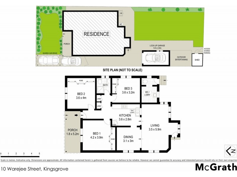 10 Warejee Street, Kingsgrove NSW 2208 Floorplan