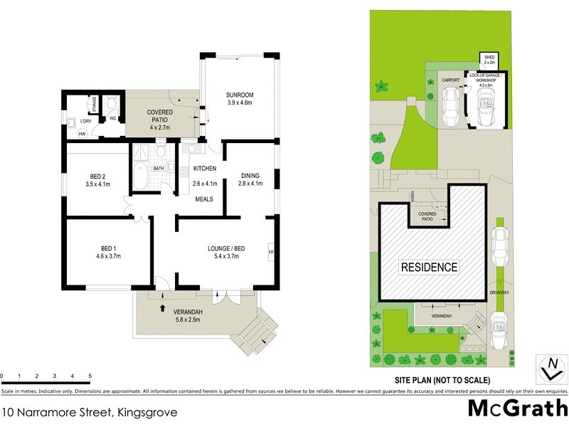 10 Narramore Street, Kingsgrove NSW 2208 Floorplan
