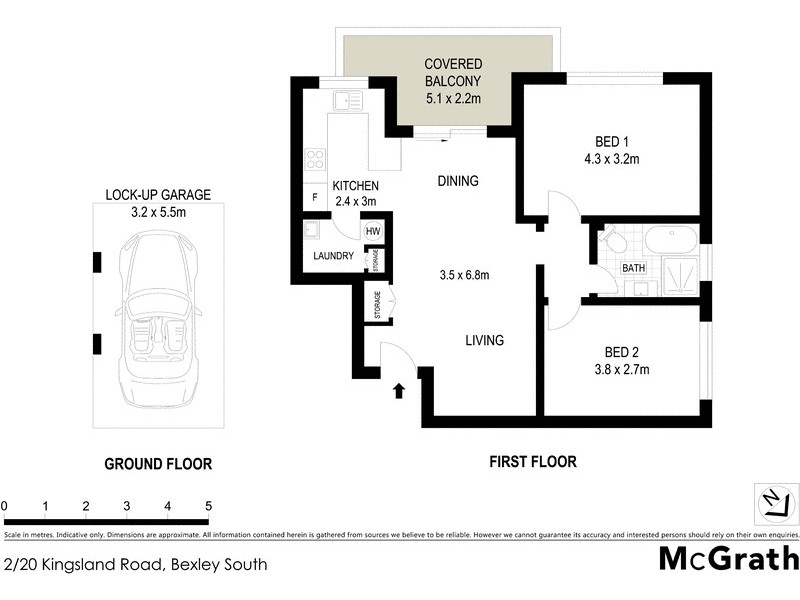 2/20 Kingsland Road, Bexley NSW 2207 Floorplan