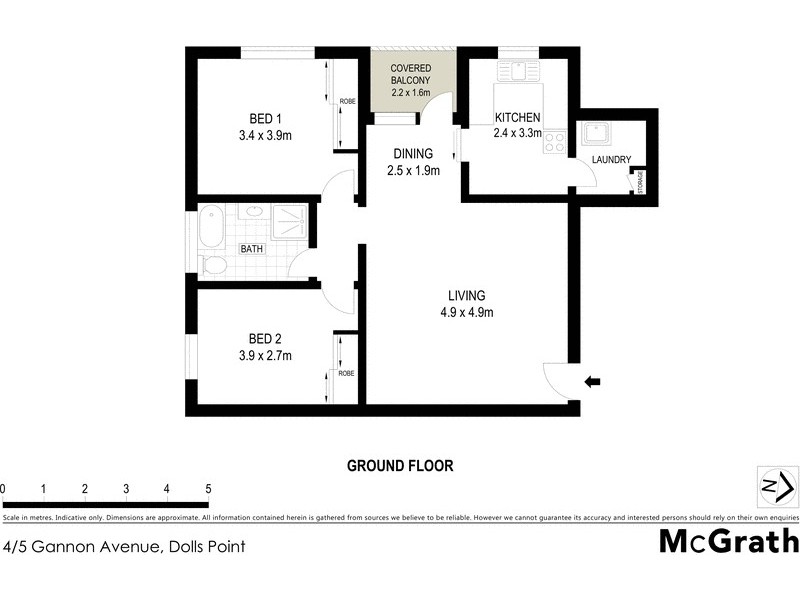 4/5 Gannon Avenue, Dolls Point NSW 2219 Floorplan