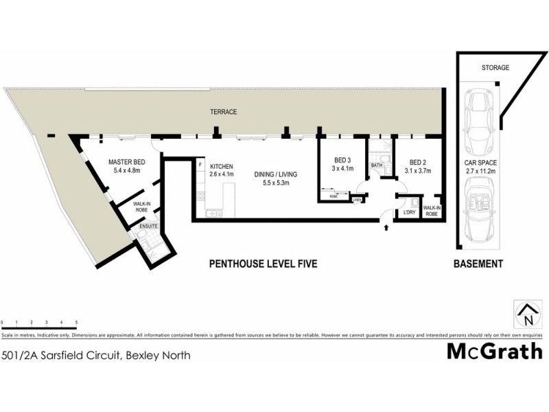 501/2A Sarsfield Circuit, Bexley North NSW 2207 Floorplan