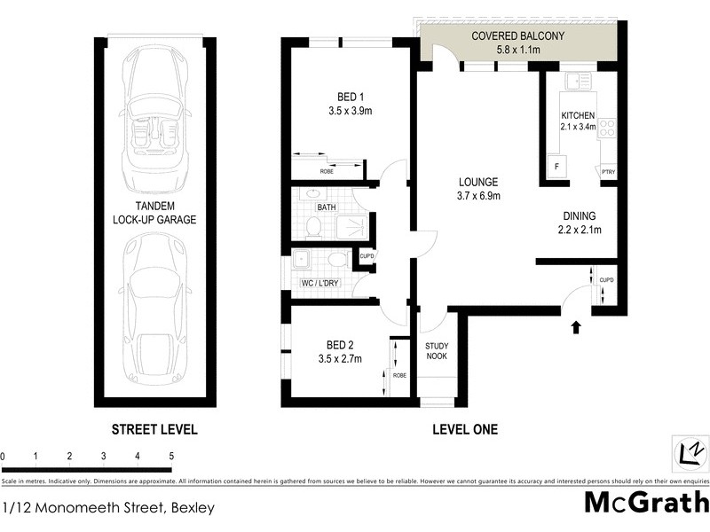 1/12 Monomeeth Street, Bexley NSW 2207 Floorplan
