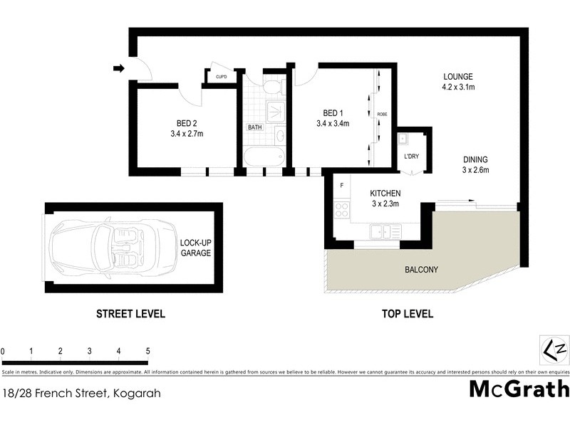 18/28 French Street, Kogarah NSW 2217 Floorplan