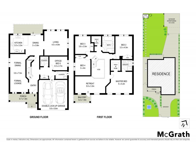 55 Curtis Avenue, Taren Point NSW 2229 Floorplan