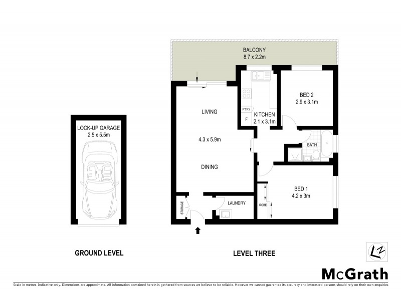 8/36 Queens Road, Brighton-le-sands NSW 2216 Floorplan