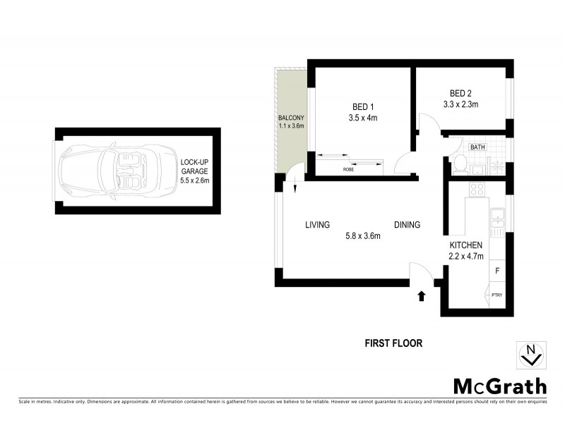 4/1 Gray Crescent, Eastlakes NSW 2018 Floorplan
