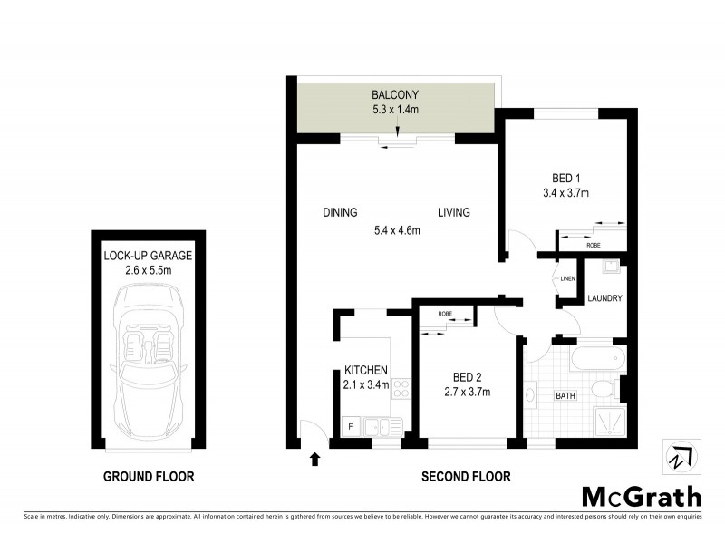 10/6 Queens Road, Brighton-le-sands NSW 2216 Floorplan