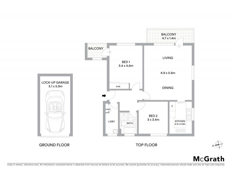 17/138 Chuter Avenue, Sans Souci NSW 2219 Floorplan