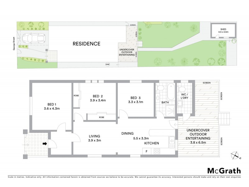 17 George Street, Bardwell Valley NSW 2207 Floorplan