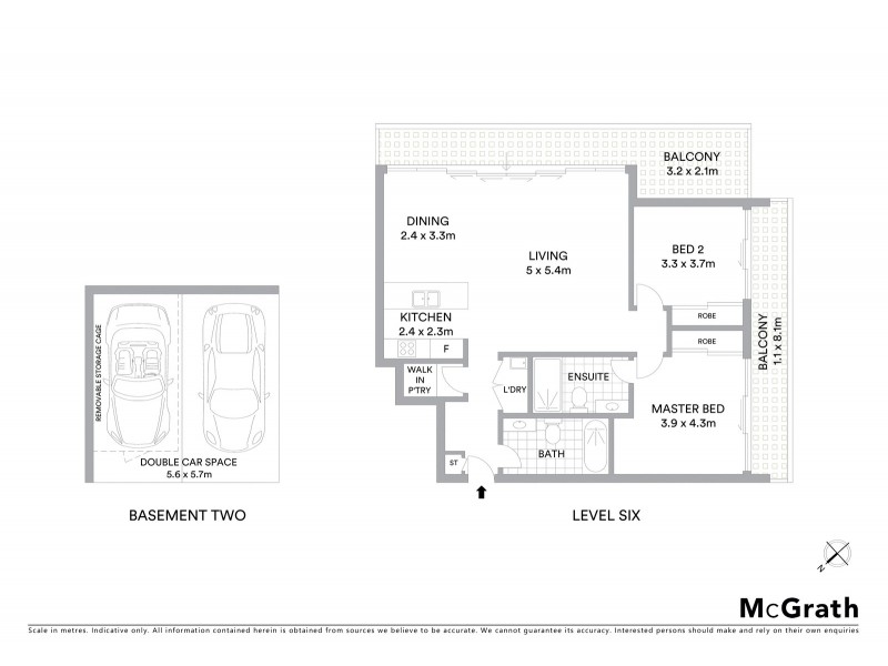 21/57 George Street, Rockdale NSW 2216 Floorplan