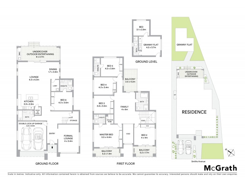 8 Smiths Avenue, Hurstville NSW 2220 Floorplan