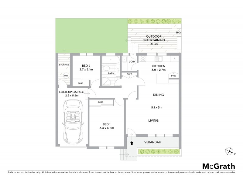 3/268 Stoney Creek Road, Kingsgrove NSW 2208 Floorplan