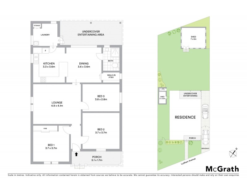 21 Lydham Avenue, Rockdale NSW 2216 Floorplan