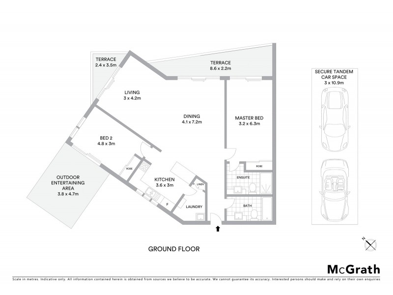 1/29 Clareville Avenue, Sandringham NSW 2219 Floorplan