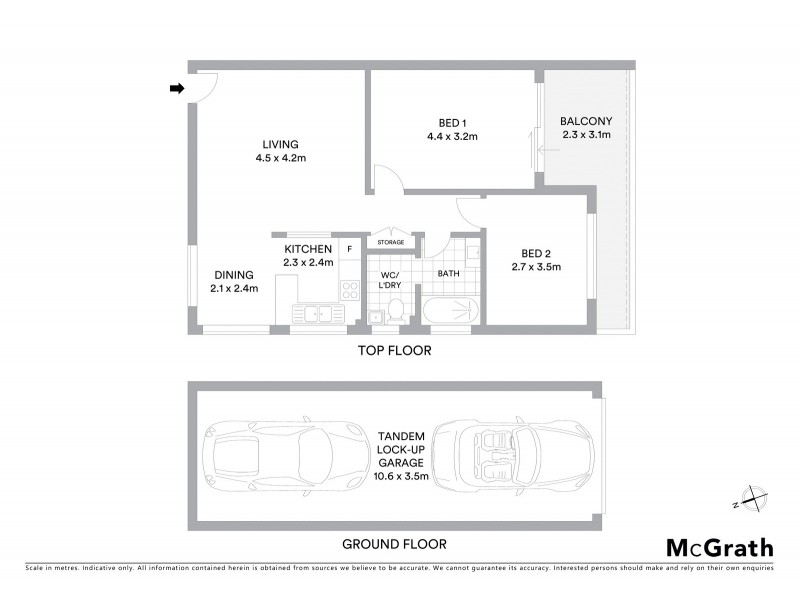 13/5 Baxter Avenue, Kogarah NSW 2217 Floorplan