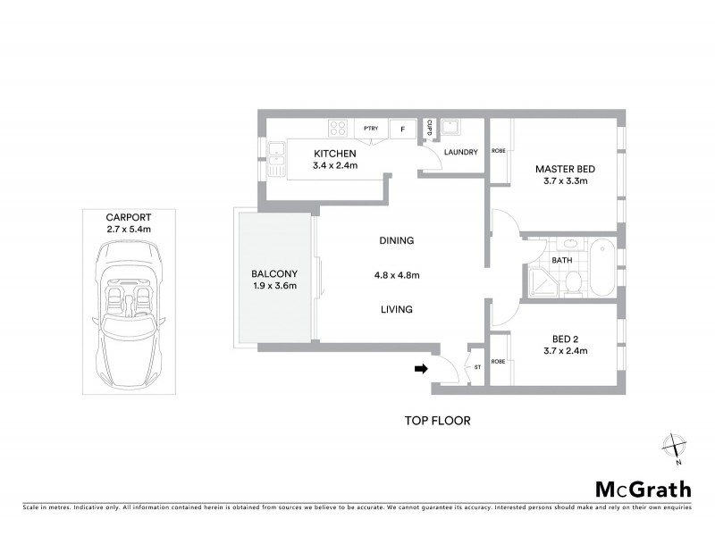 20/54-58 Solander Street, Monterey NSW 2217 Floorplan