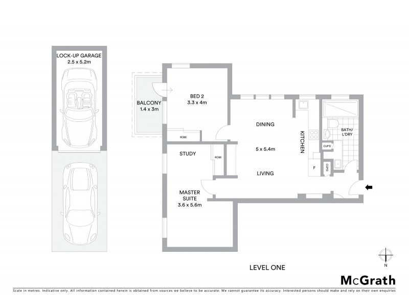 8/46 Queens Road, Brighton-le-sands NSW 2216 Floorplan