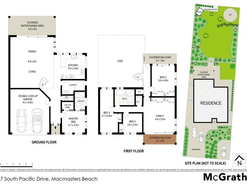 7 South Pacific Drive, Macmasters Beach NSW 2251 Floorplan