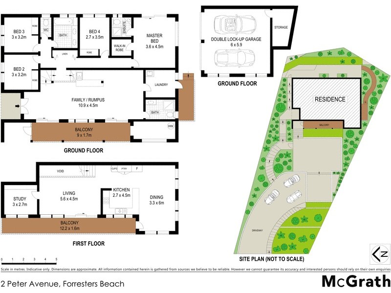 2 Peter Avenue, Forresters Beach NSW 2260 Floorplan