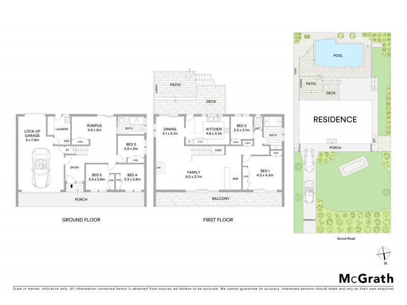 36 Grove Road, Wamberal NSW 2260 Floorplan