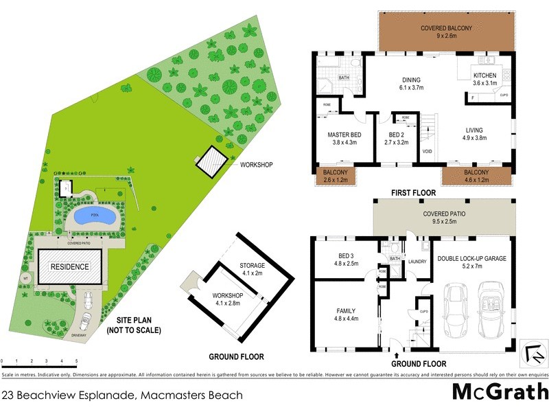 23 Beachview Esplanade, Macmasters Beach NSW 2251 Floorplan