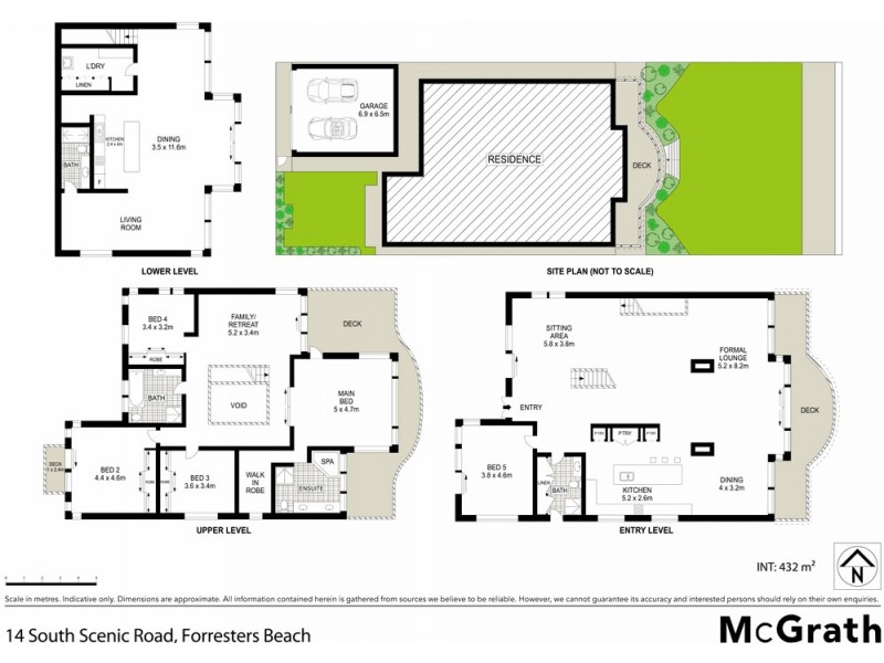14 South Scenic Road, Forresters Beach NSW 2260 Floorplan