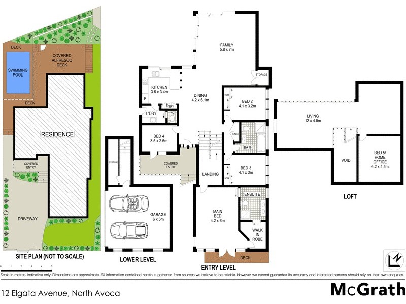 12 Elgata Avenue, North Avoca NSW 2260 Floorplan