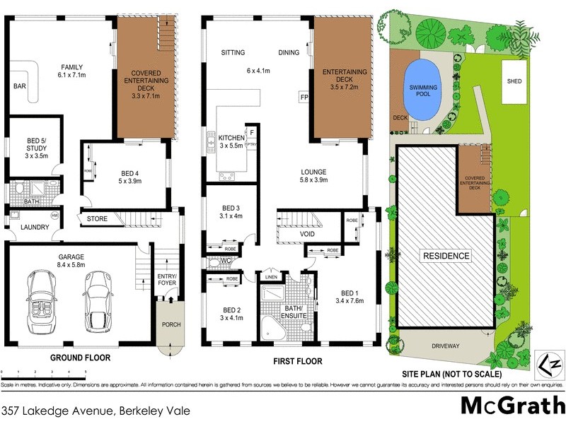 357 Lakedge Avenue, Berkeley Vale NSW 2261 Floorplan