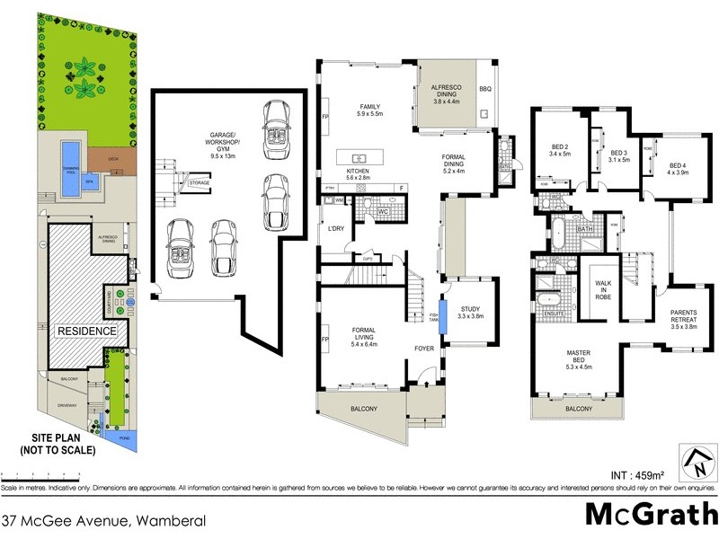 37 McGee Avenue, Wamberal NSW 2260 Floorplan