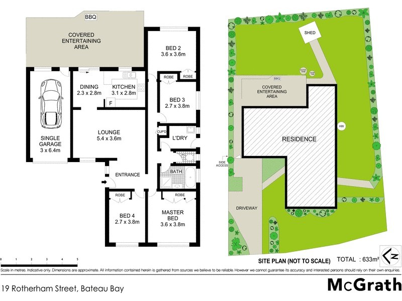 19 Rotherham Street, Bateau Bay NSW 2261 Floorplan