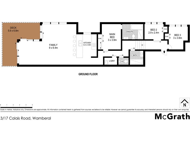 3/17 Calais Road, Wamberal NSW 2260 Floorplan