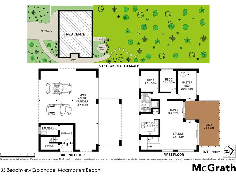85 Beachview Esplanade, Macmasters Beach NSW 2251 Floorplan