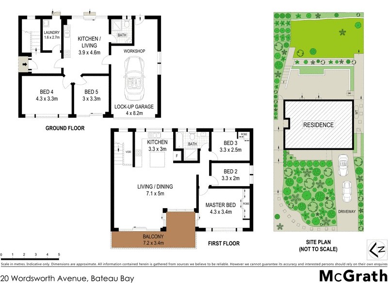 20 Wordsworth Avenue, Bateau Bay NSW 2261 Floorplan