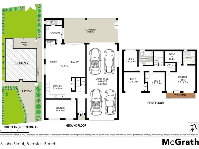 6 John Street, Forresters Beach NSW 2260 Floorplan