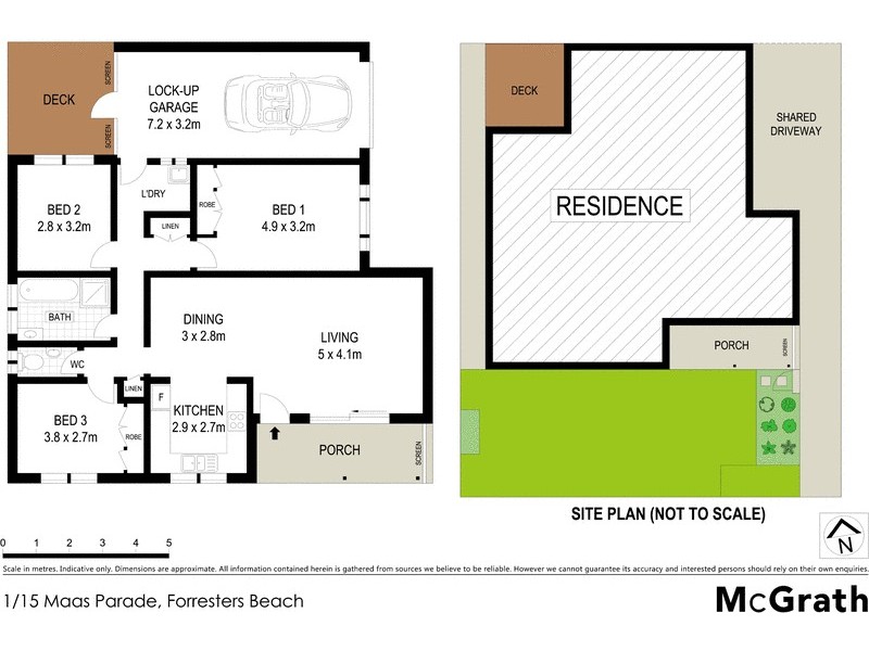1/15 Maas Parade, Forresters Beach NSW 2260 Floorplan