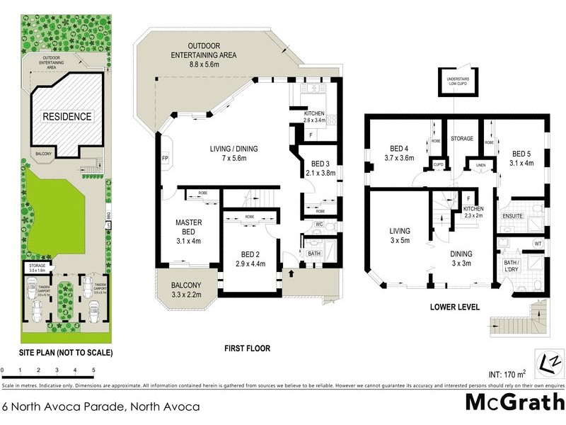 6 North Avoca Parade, North Avoca NSW 2260 Floorplan