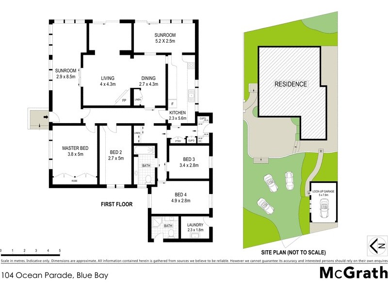 104 Ocean Parade, Blue Bay NSW 2261 Floorplan
