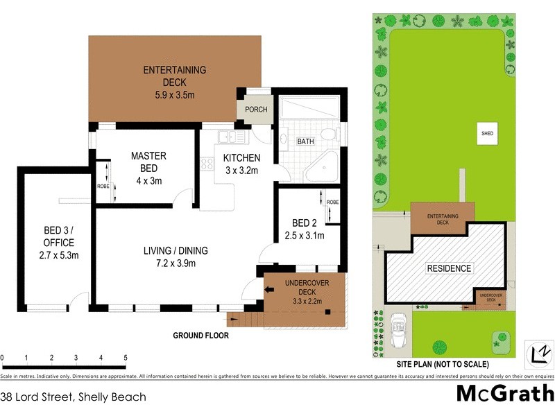 38 Lord Street, Shelly Beach NSW 2261 Floorplan