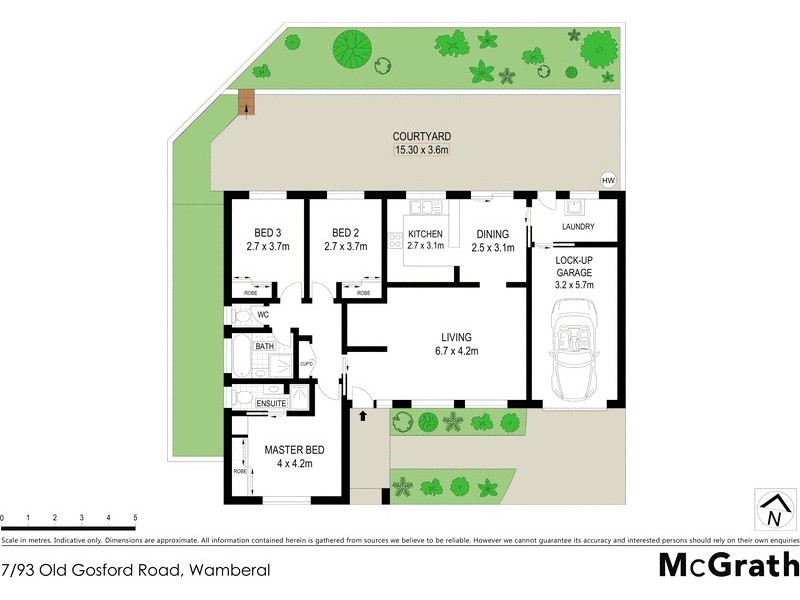 7/93 Old Gosford Road, Wamberal NSW 2260 Floorplan