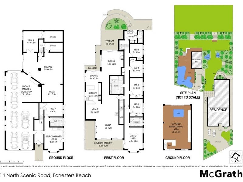 14 North Scenic Road, Forresters Beach NSW 2260 Floorplan