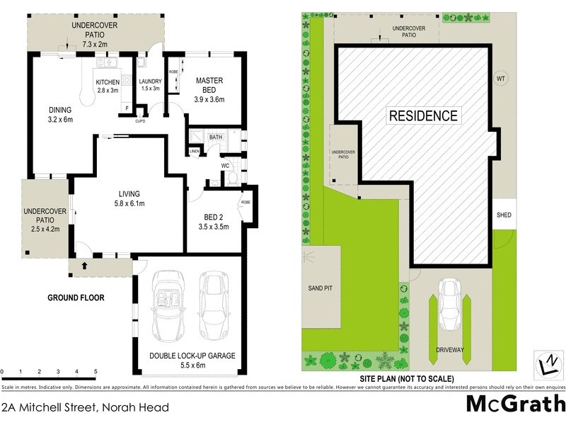 2A Mitchell Street, Norah Head NSW 2263 Floorplan